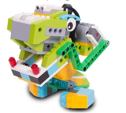 A colourful introductory robotics construction kit